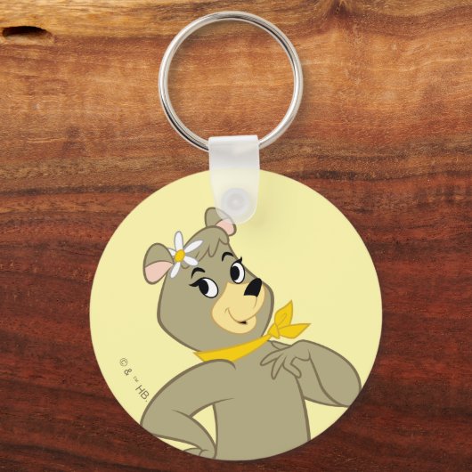 Cindy Bear Playful Pose Schlüsselanhänger (Vorderseite)