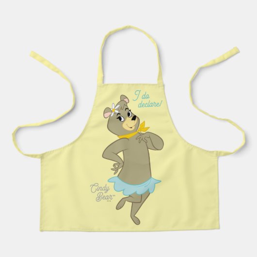 Cindy Bear Playful Pose Schürze (Vorderseite)