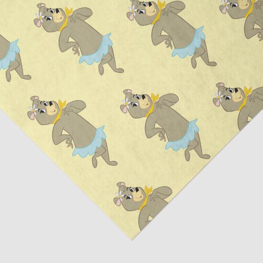 Cindy Bear Playful Pose Seidenpapier (Ausschnitt)