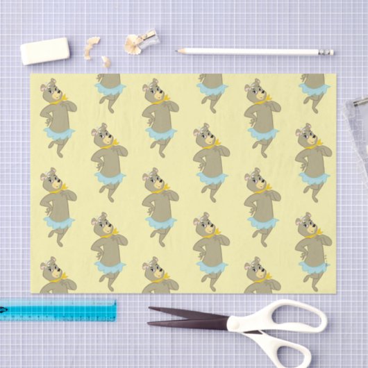 Cindy Bear Playful Pose Seidenpapier (Handwerk)