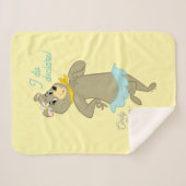 Cindy Bear Playful Pose Sherpadecke (Vorderseite (Horizontal))