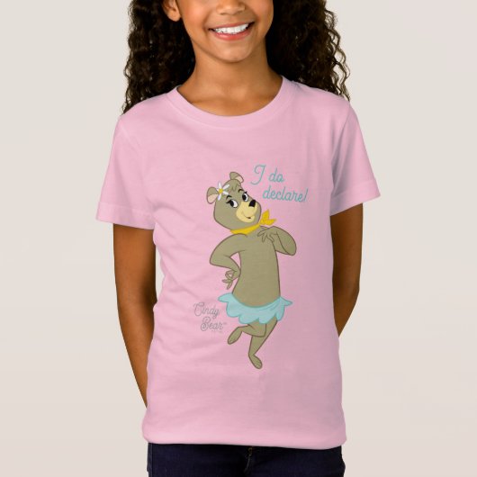 Cindy Bear Playful Pose T-Shirt (Vorderseite)