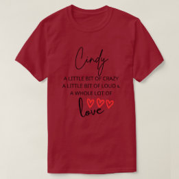 Cindy Colorful Liebe T-Shirt