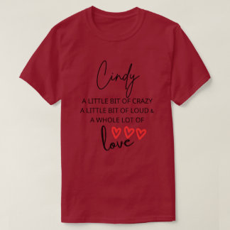 Cindy Colorful Liebe T-Shirt