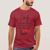 Cindy Colorful Liebe T-Shirt (Vorderseite)