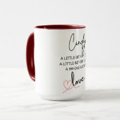 Cindy Colorful Liebe Tasse (Vorderseite Links)