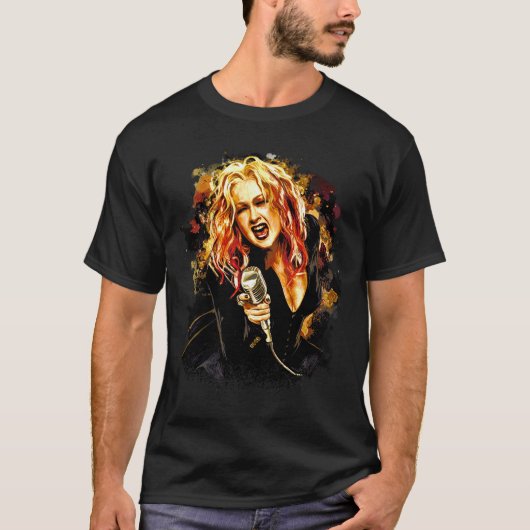 Cindy Lauper Paintings T-Shirt (Vorderseite)