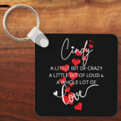 Cindy Lotta Liebe Schlüsselanhänger (Vorderseite)