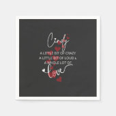 Cindy Lotta Liebe Serviette (Vorderseite)