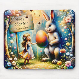 CINDY LOU ~ Ostersonnige Ei Blume ~ Mousepad