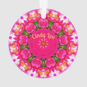 CINDY LOU ~ ROSENLIEBHABERIN ~ Schmuck ~ Acryl ~ Ornament