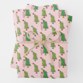 Cindy-Lou Who and Christmas Tree Pattern Geschenkpapier Set (Beispiel)