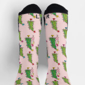 Cindy-Lou Who and Christmas Tree Pattern Socken (Oben)