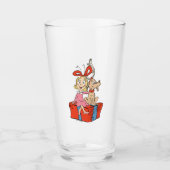 Cindy Lou Who and Max on a Present Glas (Vorderseite)