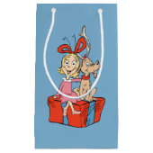 Cindy Lou Who and Max on a Present Kleine Geschenktüte (Vorderseite)