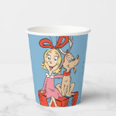 Cindy Lou Who and Max on a Present Pappbecher (Rückseite)