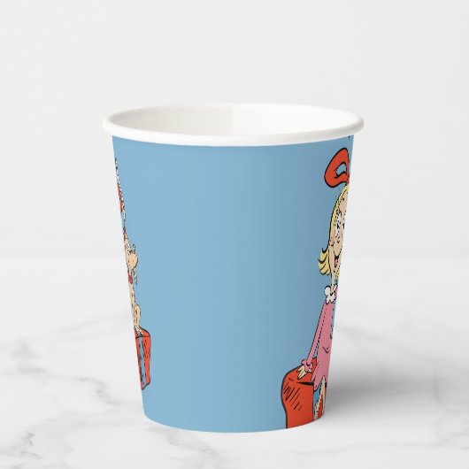 Cindy Lou Who and Max on a Present Pappbecher (Links)