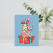 Cindy Lou Who and Max on a Present Postkarte (Stehend Vorderseite)