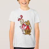 Cindy Lou Who and Max the Dog Tri-Blend Shirt (Vorderseite)