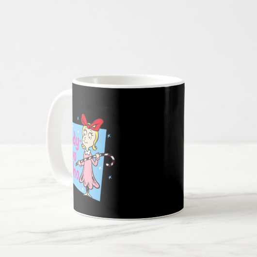 Cindy Lou Who Candy Cane Kaffeetasse (Vorderseite Links)