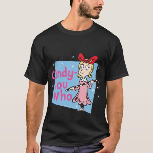 Cindy Lou Who Candy Cane T Shirt (Vorderseite)