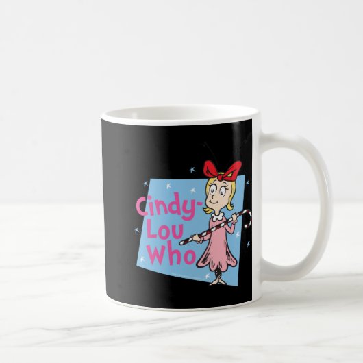 Cindy Lou Who Candy Cane T Shirt Kaffeetasse (Rechts)