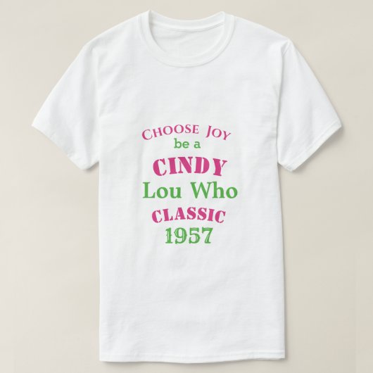 Cindy Lou Who Classic PG2 T - Shirt (Design vorne)
