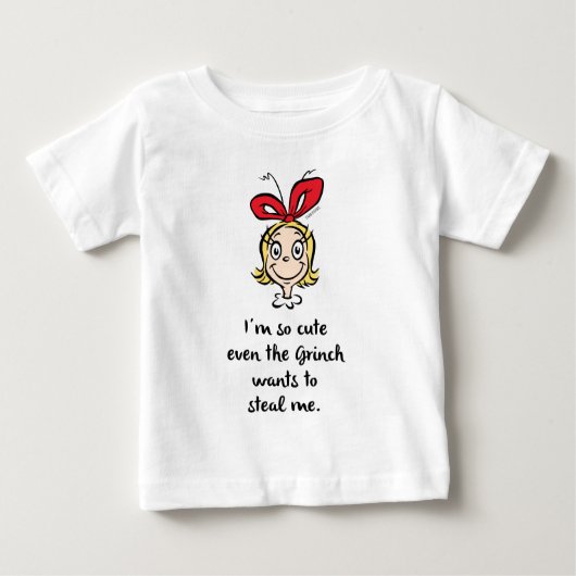 Cindy-Lou Who | Ich bin so Niedlich Baby T-shirt (Vorderseite)