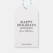 Cindy Lou Who und Max an einem Geschenk Geschenkanhänger (Rückseite)