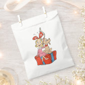 Cindy Lou Who und Max an einem Geschenk Geschenktütchen (Ausgeschnitten)