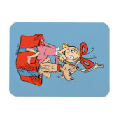 Cindy Lou Who und Max an einem Geschenk Magnet (Horizontal)