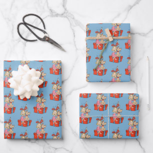Cindy Lou Who und Max auf einem Geschenk Geschenkpapier Set