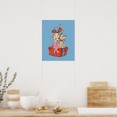 Cindy Lou Who und Max auf einem Geschenk Poster (Küche)