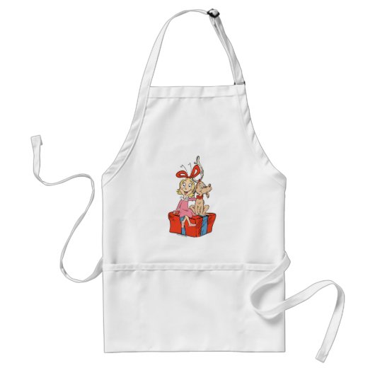 Cindy Lou Who und Max auf einem Geschenk Schürze (Vorne)