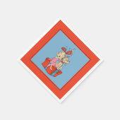 Cindy Lou Who und Max auf einem Geschenk Serviette (Ecke)
