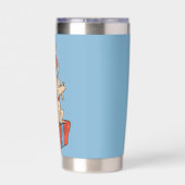 Cindy Lou Who und Max auf einem Geschenk Thermobecher (Rückseite)