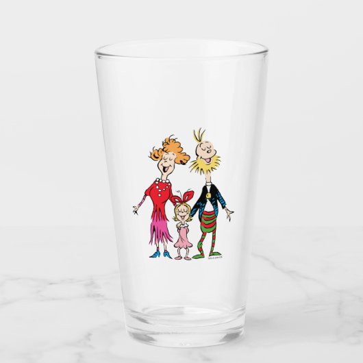 Cindy Lou Who's Family Portrait Glas (Vorderseite)