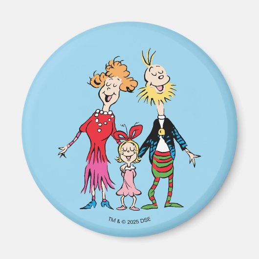 Cindy Lou Who's Family Portrait Magnet (Vorne)