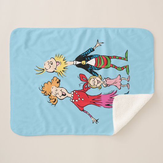 Cindy Lou Who's Family Portrait Sherpadecke (Vorderseite (Horizontal))