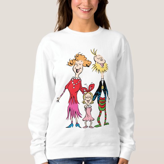 Cindy Lou Who's Family Portrait Sweatshirt (Vorderseite)