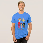 Cindy Lou Who's Family Portrait Tri-Blend Shirt (Vorderseite voll)
