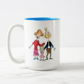 Cindy Lou Who's Family Portrait Zweifarbige Tasse (Links)