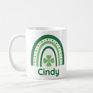 Cindy Name Clover Boho Rainbow Kaffeetasse