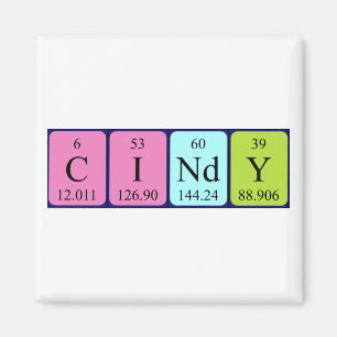 Cindy Periodenmagnet Magnet
