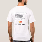 Cindy Support - Team T-Shirt (Rückseite)