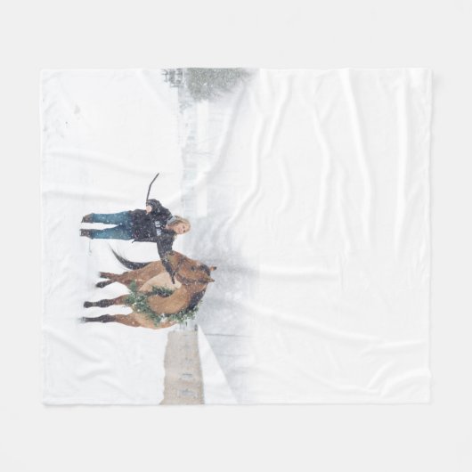 Cindy und irische Fleece-Decke - Entwurf B Fleecedecke (Vorderseite (Horizontal))