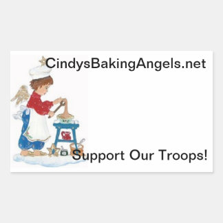 Cindy's Baking Angels Goodie Box Stickers! Rechteckiger Aufkleber