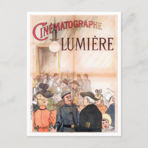 Cinéchromatographe Lumière (1896) Henri Brispot Postkarte