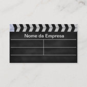 Cinema Clap Visitenkarte (Rückseite)