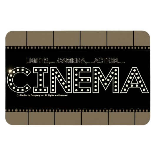 *CINEMA* Flexible Magnet (Horizontal)